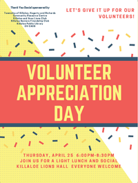 Volunteer Appreciation Night, with Marc Audet