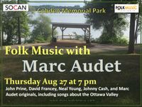Marc Audet Live at Cobden Music in the Park