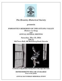 Forgotten Memories for the Bromley Historical Society