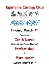 Marc Audet Singer/Songwriter at Eganville Curling Club Music Night