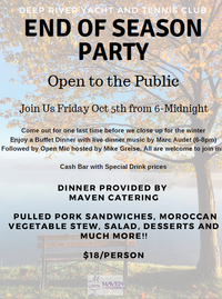 End of Season Party (DRYTC)