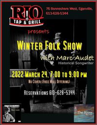 Marc Audet Winter Folk Show Visits Eganville
