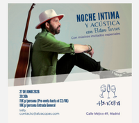 Alza Copas presenta: Elsten Torres (un noche intima y acustica) 