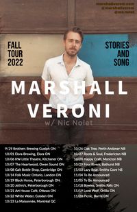 Eastern Canada Tour - Marshall Veroni + Nic Nolet + Bronate Hunter 