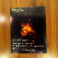 LIMITED EDITION Autographed Up In Flames Poster