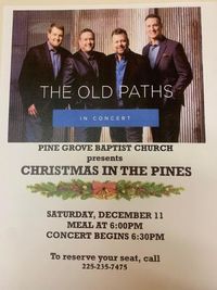 Christmas in the Pines - opening for The Old Paths