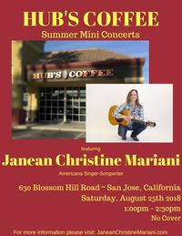 Hub's Cafe - Summer Mini Concert Series