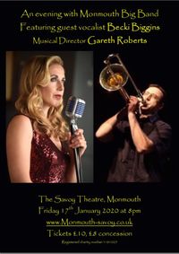 Becki Biggins with the Monmouth Big Band