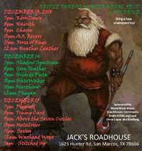 Stitched Up Triple Threat Winter METAL Fest & TOY Drive
