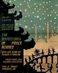 Dickson & Familiar perform live music for silent film: The Adventures of Prince Ahmed