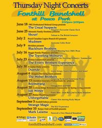 Font Hill Bandshell Summer Concert Series