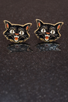 Earrings Too Spooky Cat