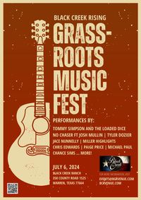 Black Creek Rising: A Grassroots Music Festival