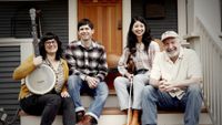 Annie and John with Stumptown Stringband at Moon & Sixpence