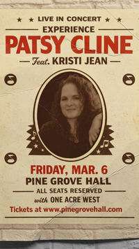 Experience Patsy Cline - w/One Acre West