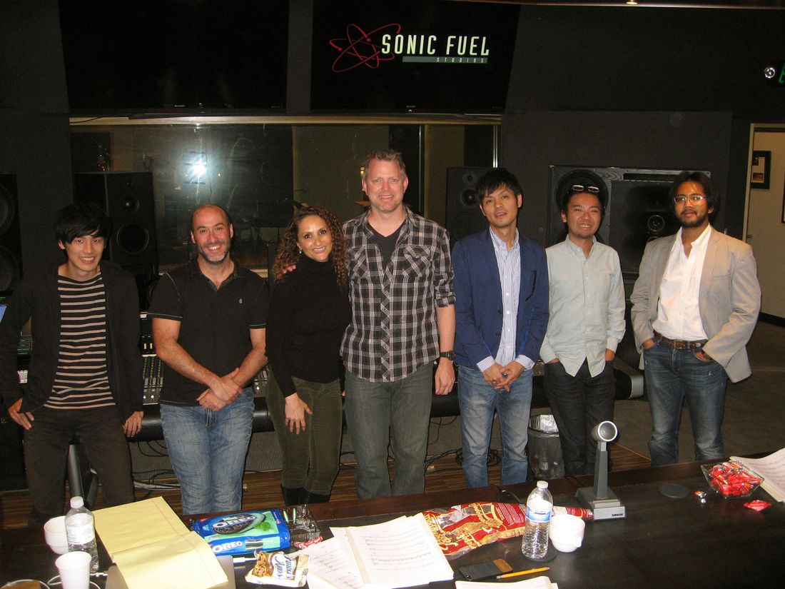 Recording "On My Own" for hit tv show Tokyo Ghoul at Sonic Fuel Studios
