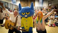 Al deCant, Jill Kubeck are Rockin' & Reading with Pete the Cat!