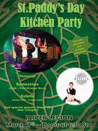 CANCELLED 0Stella w Rymestone St. Patrick's Day Kitchen Party