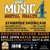 Blue Willow Entertainment presents Music 4 Mental Health: Stampede Showcase