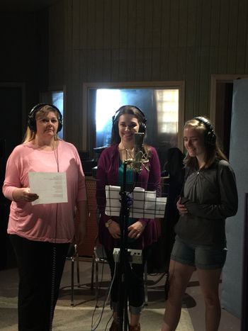 KRISTA HOFFMAN, ANDRIA SKINNER, NATALIE KENNEDY RECORDING BGV'S

