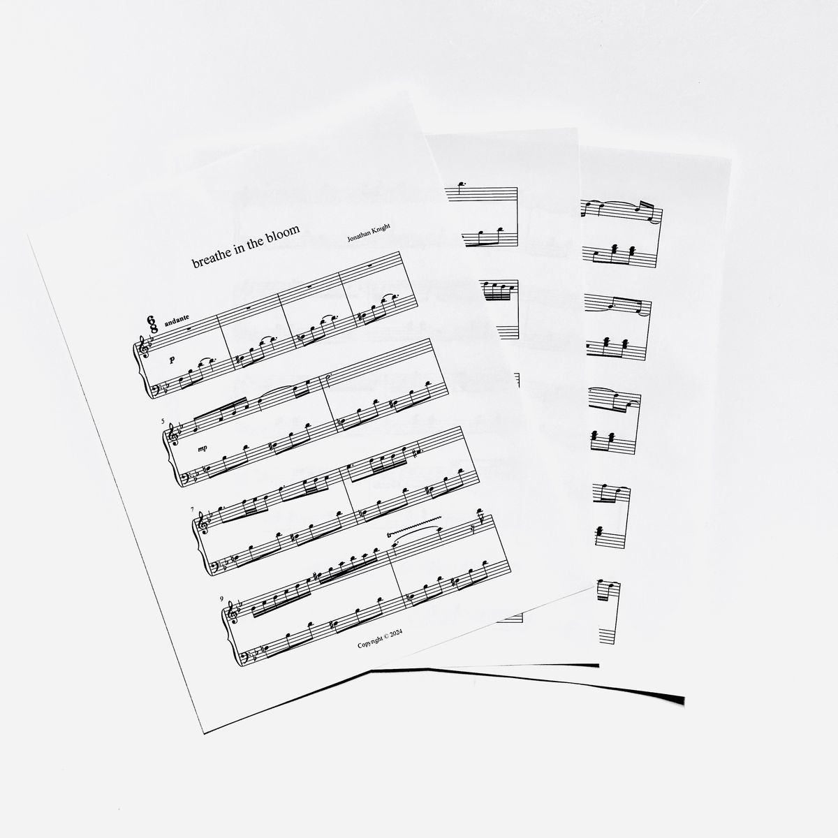 Breathe in the Bloom Digital Sheet Music