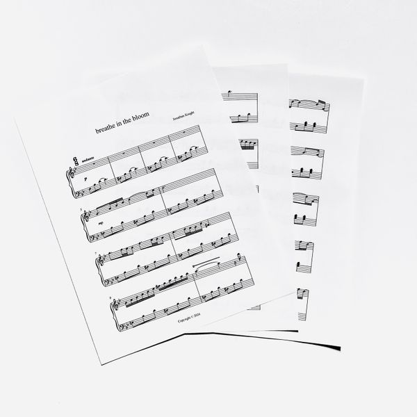 Breathe in the Bloom Digital Sheet Music