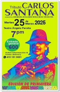 Santana Tribute Live at Teatro Angela Peralta