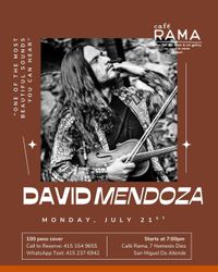 David Mendoza live at Cafe Rama Solo Show