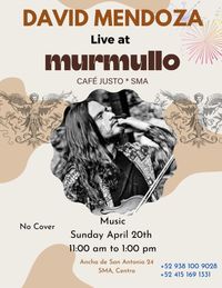 David Mendoza Live at Murmullo