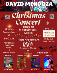 David Mendoza plays Christmas Concert