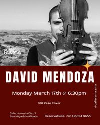 David Mendoza Live at CAFE RAMA