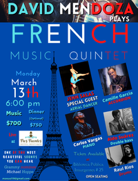 David Mendoza plays French Music Concert