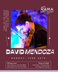 David Mendoza live at Cafe Rama Solo Show
