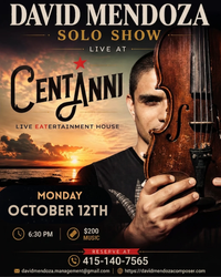 David Mendoza Trío Live at Cent’anni