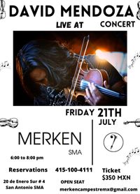 David Mendoza Live at Merken SMA