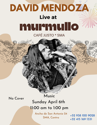 David Mendoza live at Murmullo 