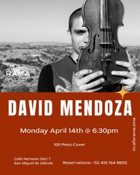 David Mendoza live at Café Rama