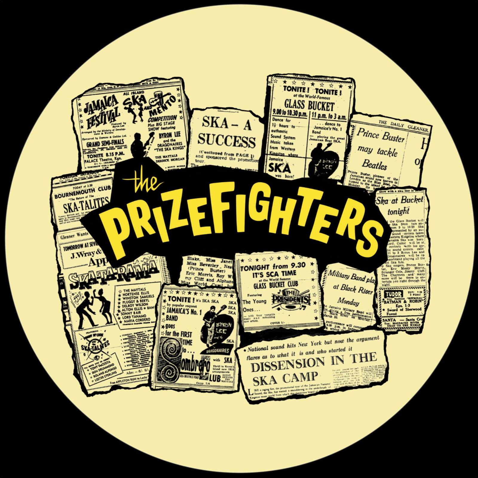 Jamaica Gleaner Turntable Slipmat - The Prizefighters