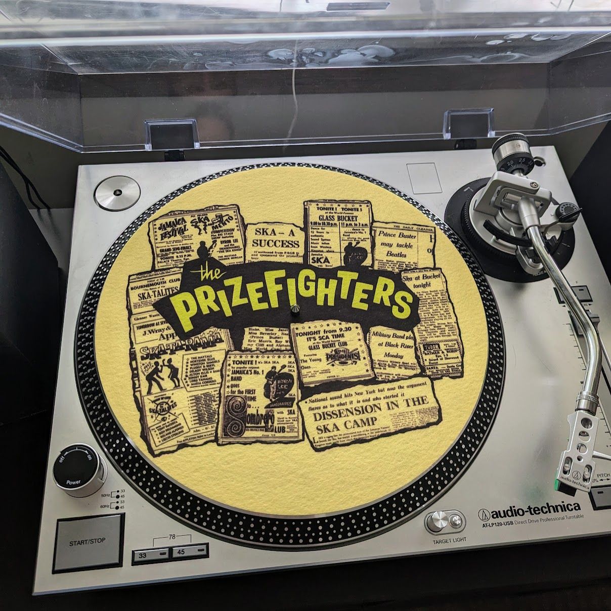 Jamaica Gleaner Turntable Slipmat - The Prizefighters