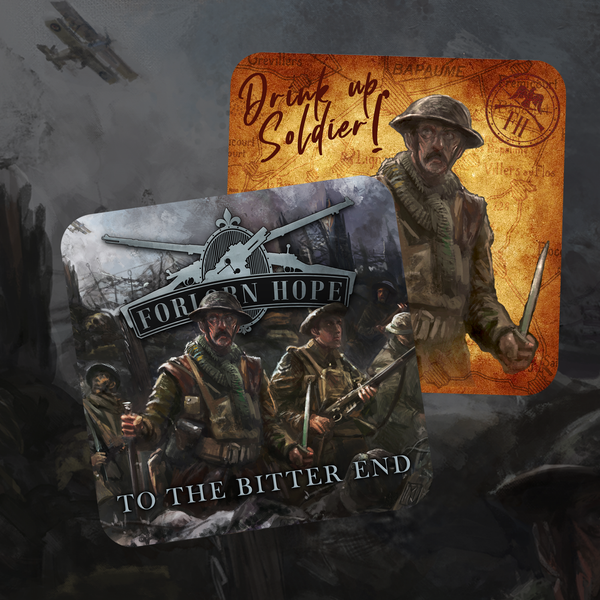 'To The Bitter End' Beer Mat Set