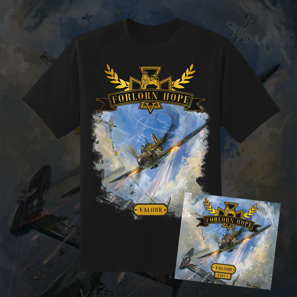 'Valour' T-Shirt & Digipak Bundle
