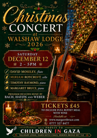 Christmas Concert at Walshaw Lodge 2026