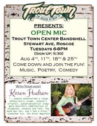 Open Mic-Hosted by Karen Hudson