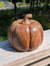 Ceramic Pumpkin (large, ~5" tall)