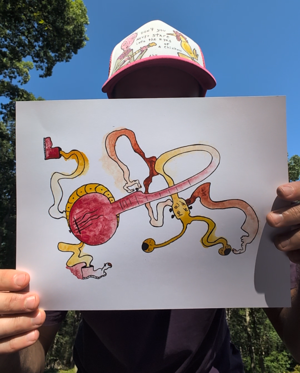Bumper Crop - Watercolor Banjocolor Print