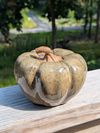 Ceramic Pumpkin (medium, ~4" tall)