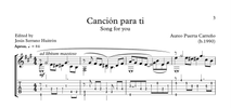 Canción para ti by Aureo Puerta Carreño