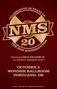 Wonder Ballroom (PDX) w/ The New Mastersounds
