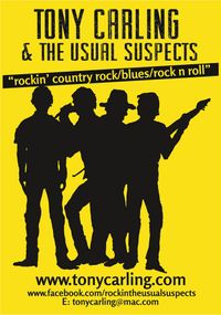 TONY CARLING & THE USUAL SUSPECTS - LE RIGDAO, FOUGERES, Brittany, France 