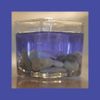 Wood Wick Square Blue Rock Gel Candle